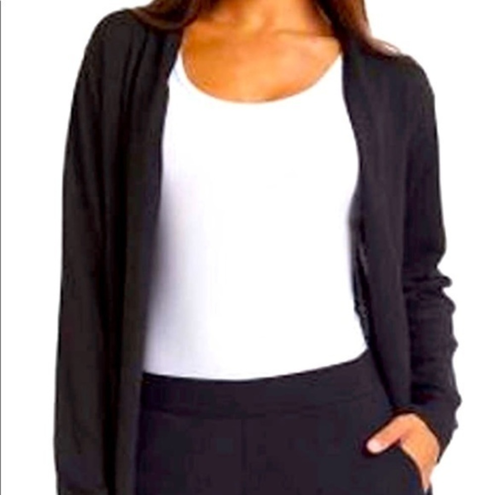 Ella Moss Ladies Cozy Cardigan/Black/Large.      (Y-W2)